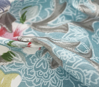 Тик перовой Цветной (415) ш.220см