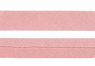 Косая бейка х/б Розовый (134) 20мм (рул.73,15м)